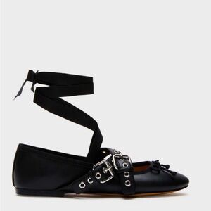 New! Steve Madden Wrap Up Ballet Flats (8)